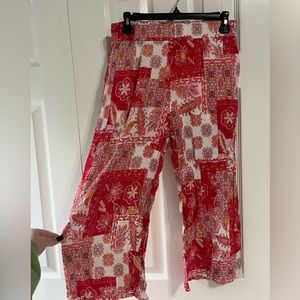 Kittenish colorful summer pants